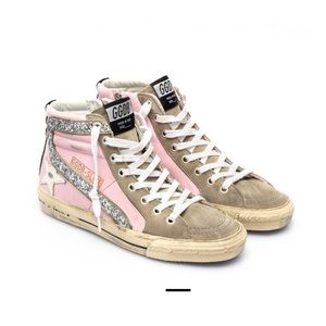 PINK GOLDEN GOOSE slide size 39! Worn only a few times! In excellent condition!